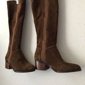 Steve Madden Giselle Chestnut Suede Boots (6)